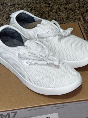 Allbirds TS Tree Skipper Boat Shoes Casual Comfort Sneakers White Men’s Size 7